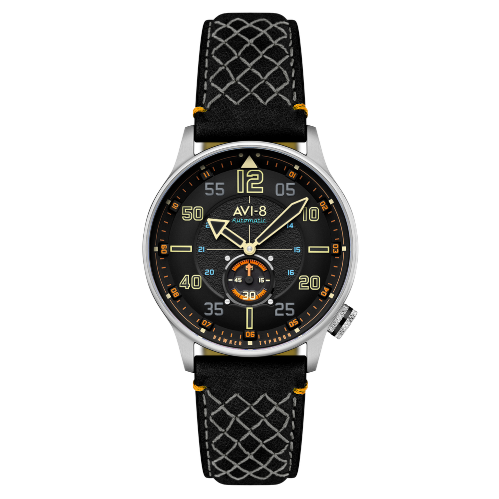 Cool Black | Hawker Typhoon Baldwin Automatic – AVI-8 Timepieces Cool Black | Hawker Typhoon Baldwin Automatic – AVI-8 Timepieces