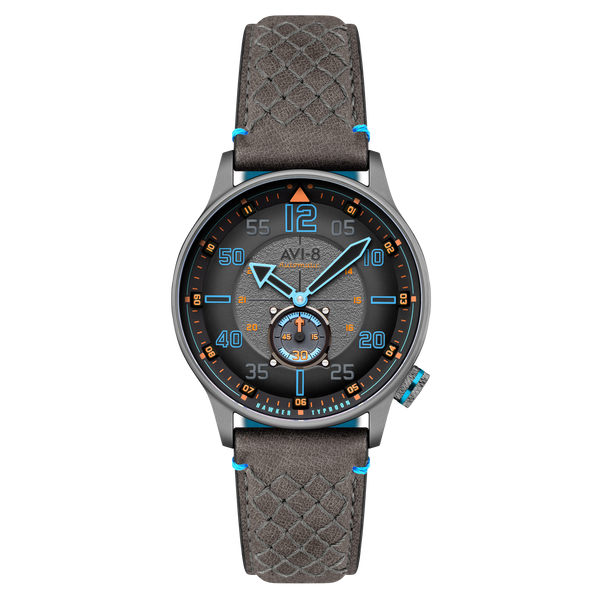 Iron Blue | Hawker Typhoon Baldwin Automatic – AVI-8 Timepieces