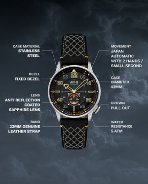 Hawker Typhoon Baldwin Automatic AV-4119 – AVI-8 Timepieces
