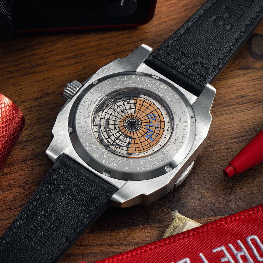 Devil Black | Hawker Hunter Atlas GMT Automatic – AVI-8