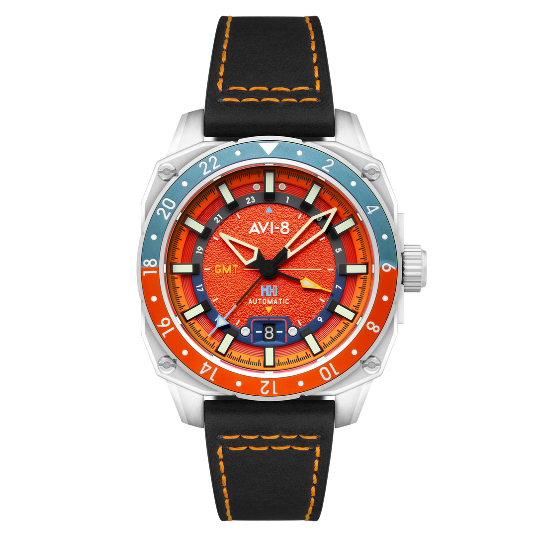 Hawker Hunter Atlas GMT Automatic AV-4122 – AVI-8 Timepieces