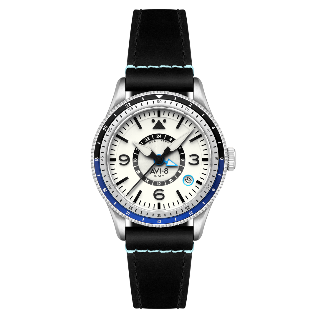 Fuselage Green | Flyboy Airmaster GMT Automatic – AVI-8 Timepieces Fuselage Green | Flyboy Airmaster GMT Automatic – AVI-8 Timepieces