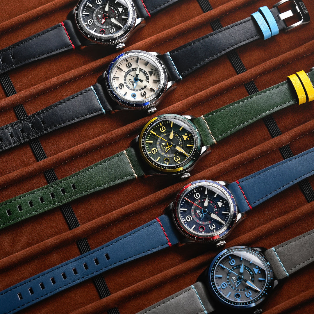 Flyboy Airmaster GMT Automatic AV-4128 – AVI-8 Timepieces