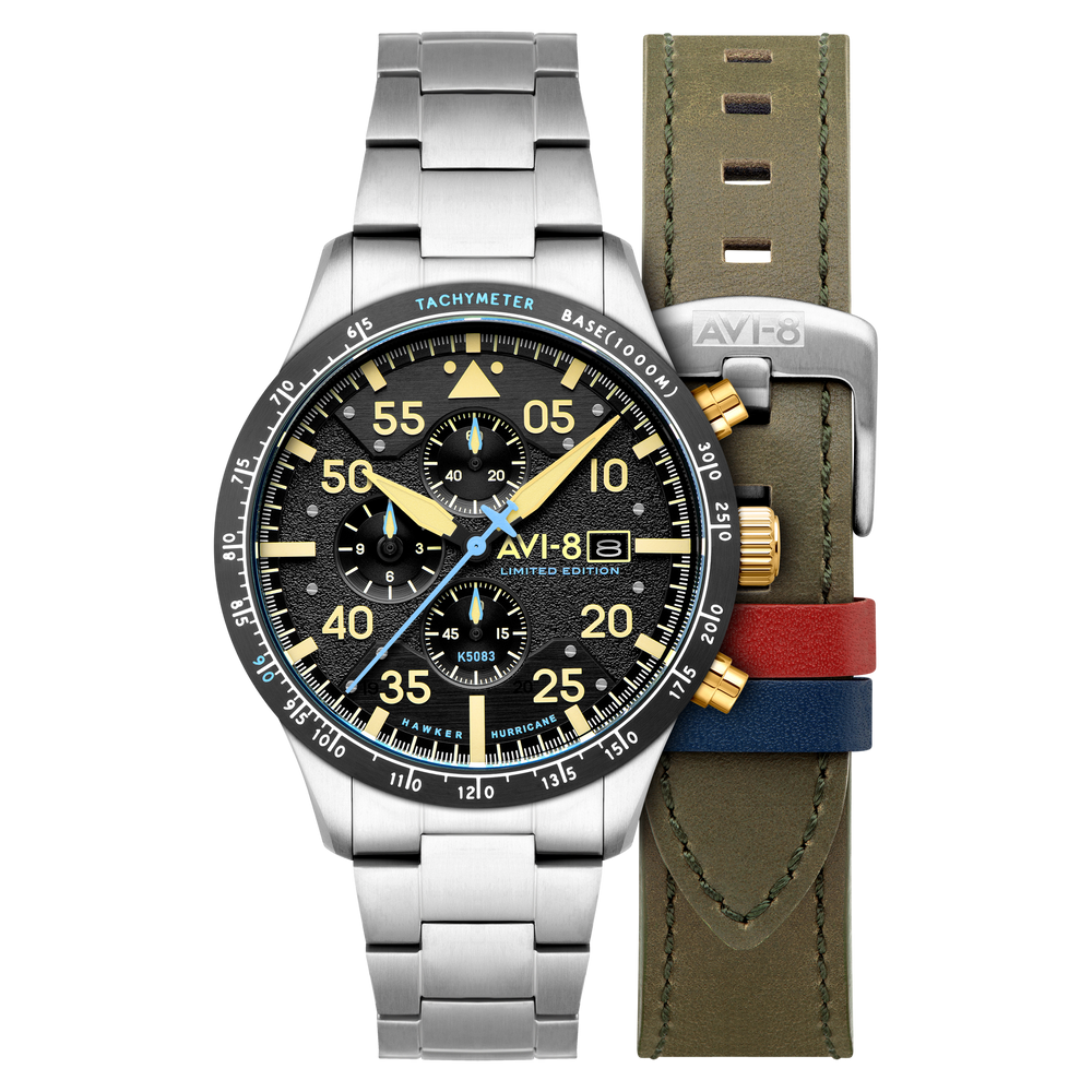Thunder Black | Hawker Hurricane 90th Anniversary Chronograph Thunder Black | Hawker Hurricane 90th Anniversary Chronograph