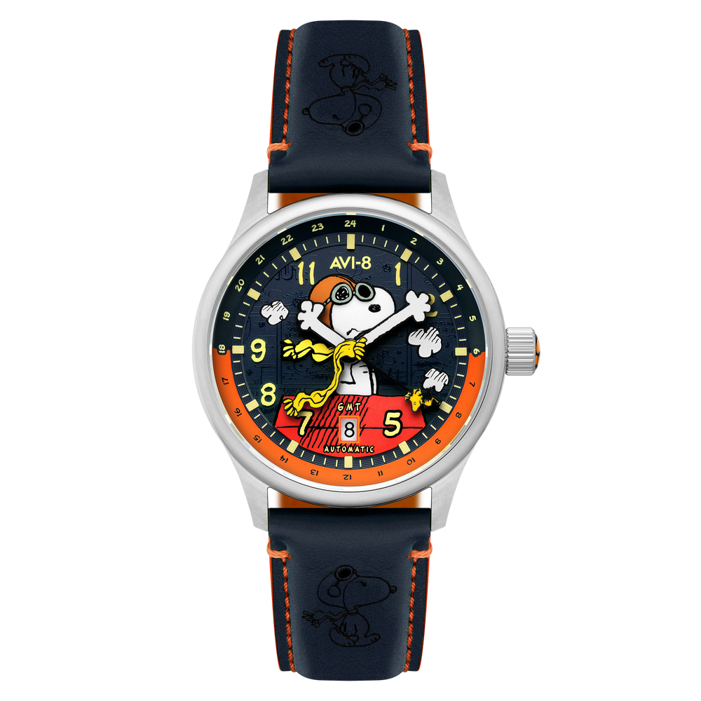 Sketchbook Blue | Hawker Hurricane Kent GMT Automatic Peanuts Sketchbook Blue | Hawker Hurricane Kent GMT Automatic Peanuts