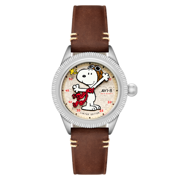 Camel Brown | Flyboy Airmaster 40 Meca-Quartz Peanuts Snoopy