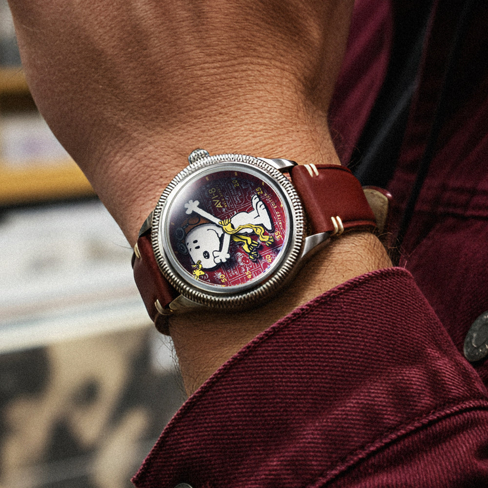 Doghouse Red | Flyboy Airmaster 40 Meca-quartz Peanuts Snoopy