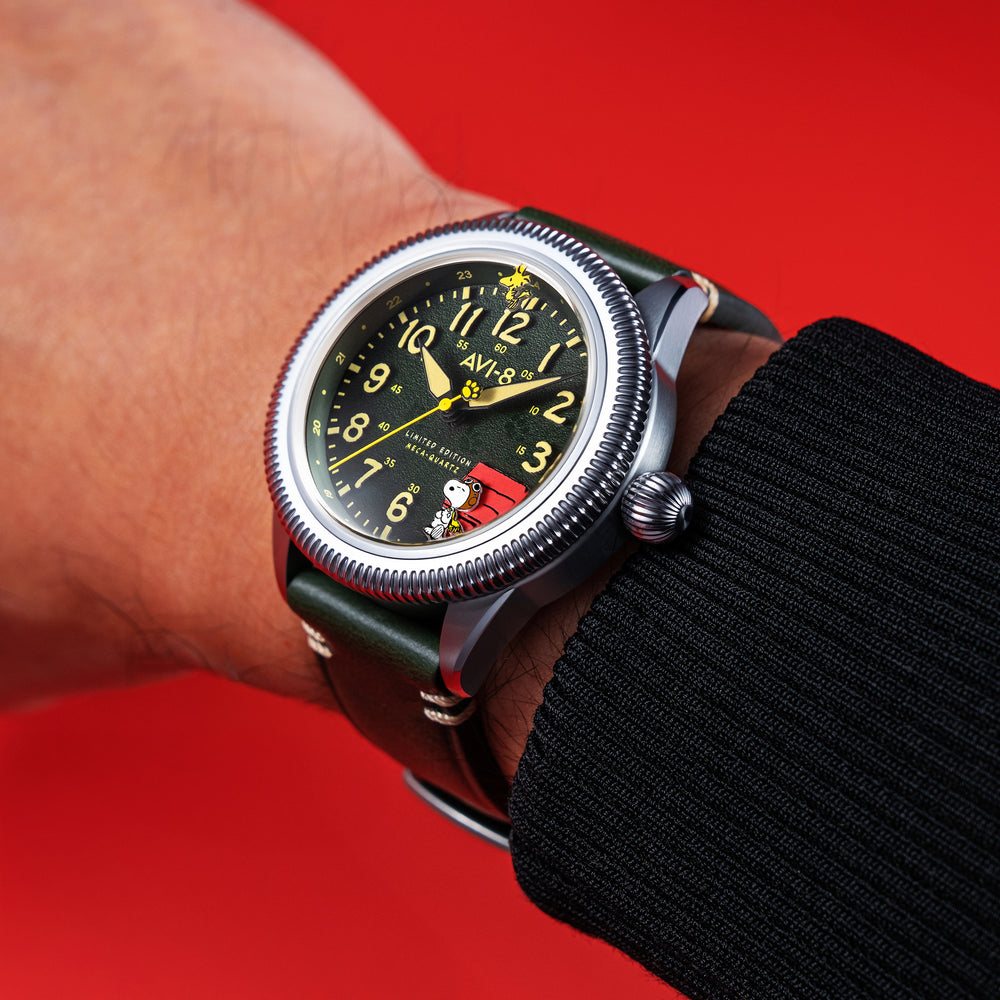 スヌーピー スポーツ ウォッチ Peanuts Snoopy Flying Ace Limited Edition – AVI-8 Timepieces