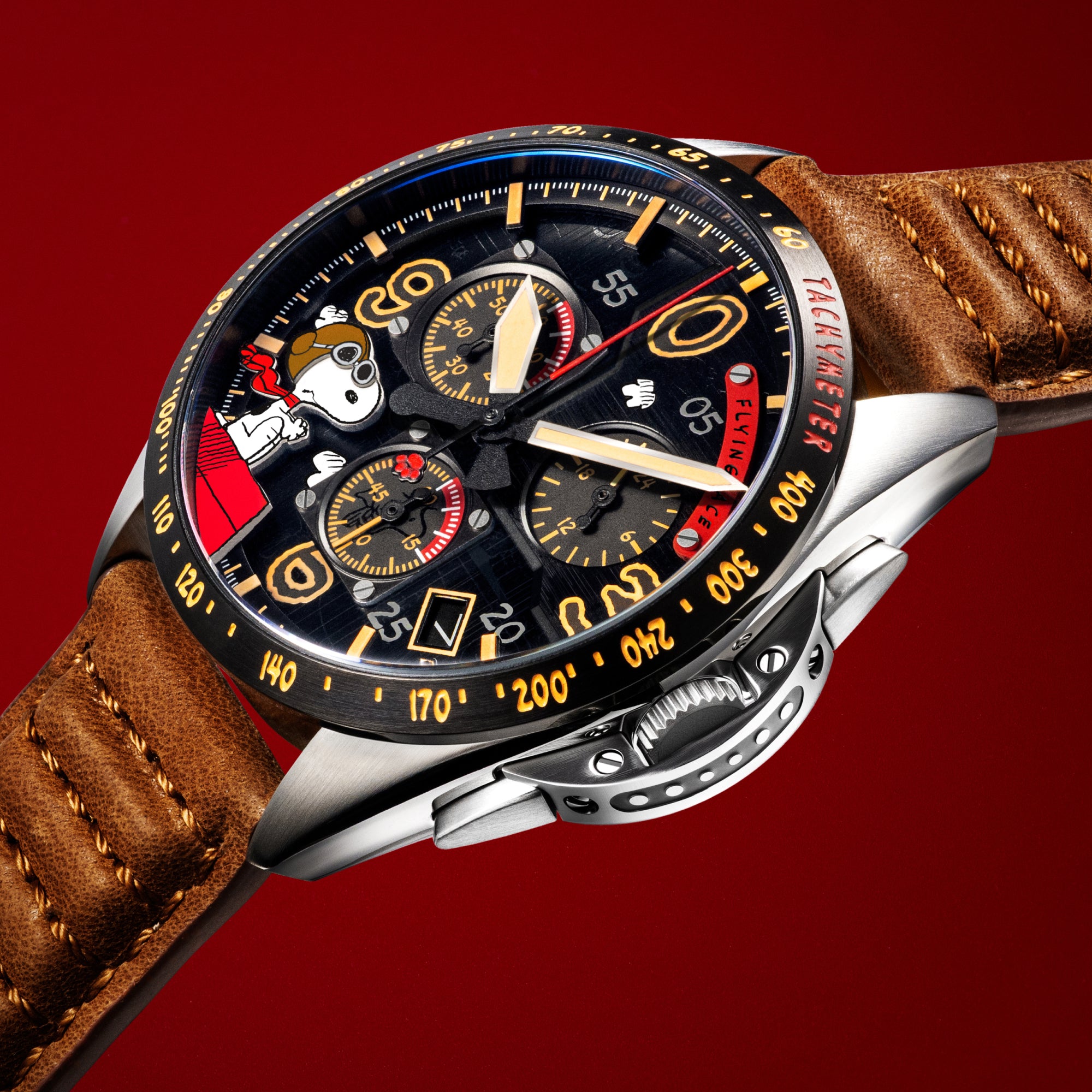 Biplane Brown