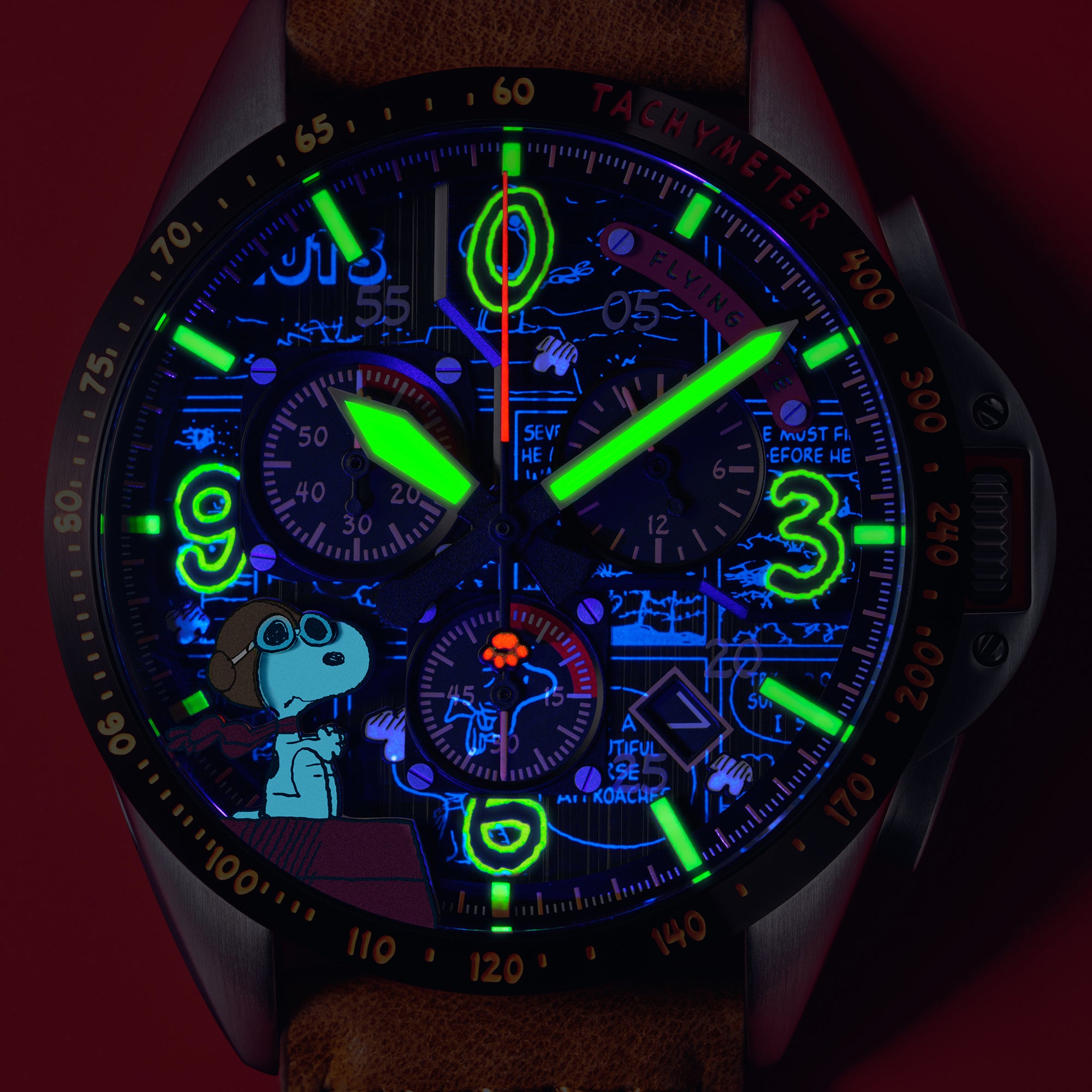 Biplane Brown