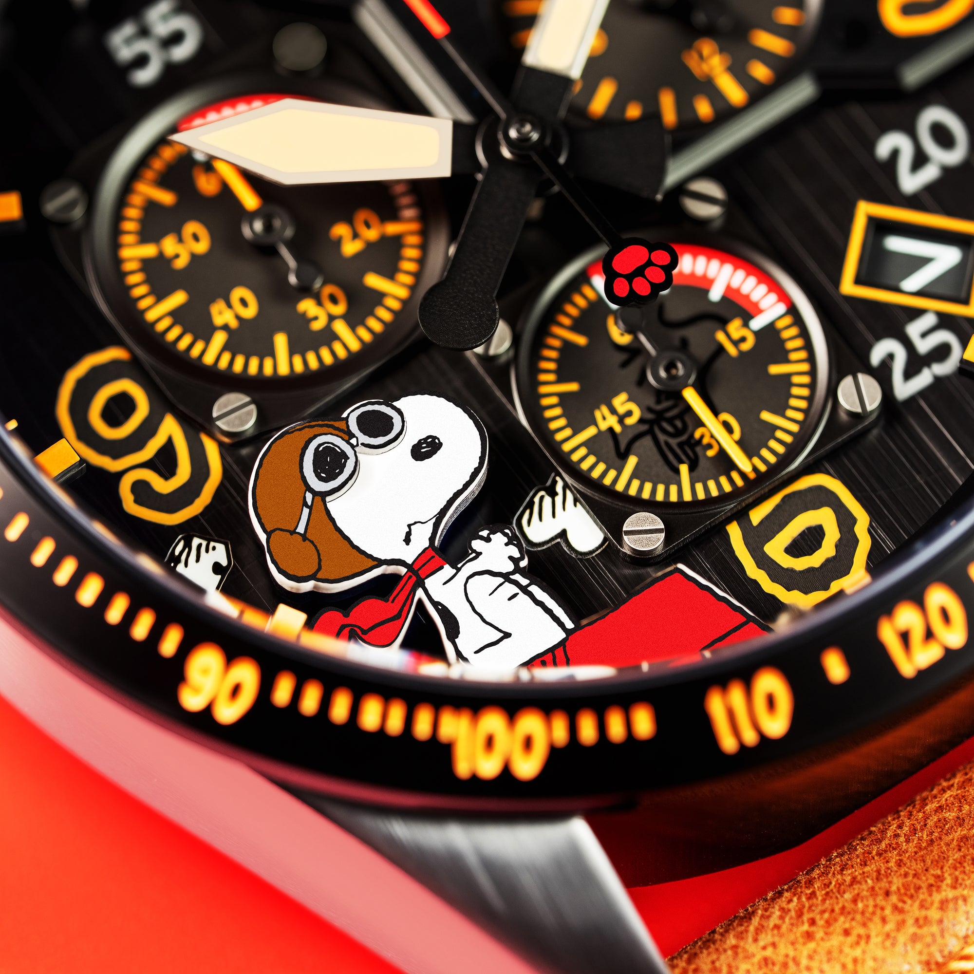 Biplane Brown