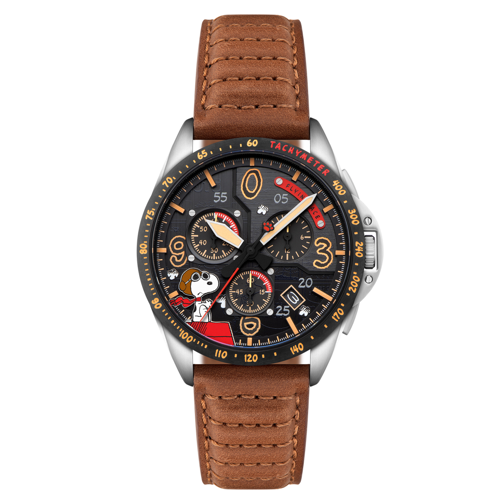 Biplane Brown | P-51 Mustang Blakeslee Chronograph Peanuts Snoopy