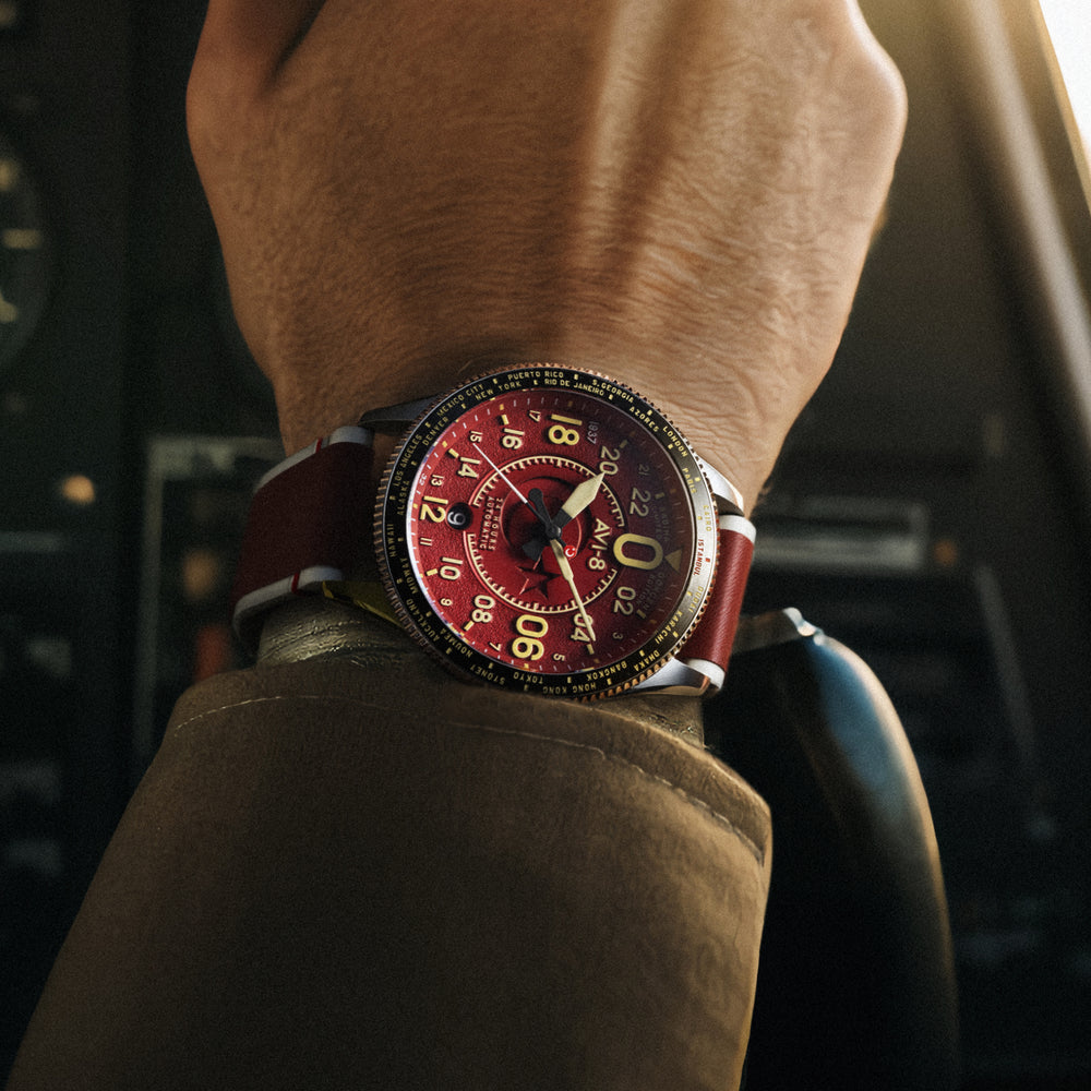 Gökçen Red | Sabiha Gökçen 24 Hour Automatic Limited Edition – AVI
