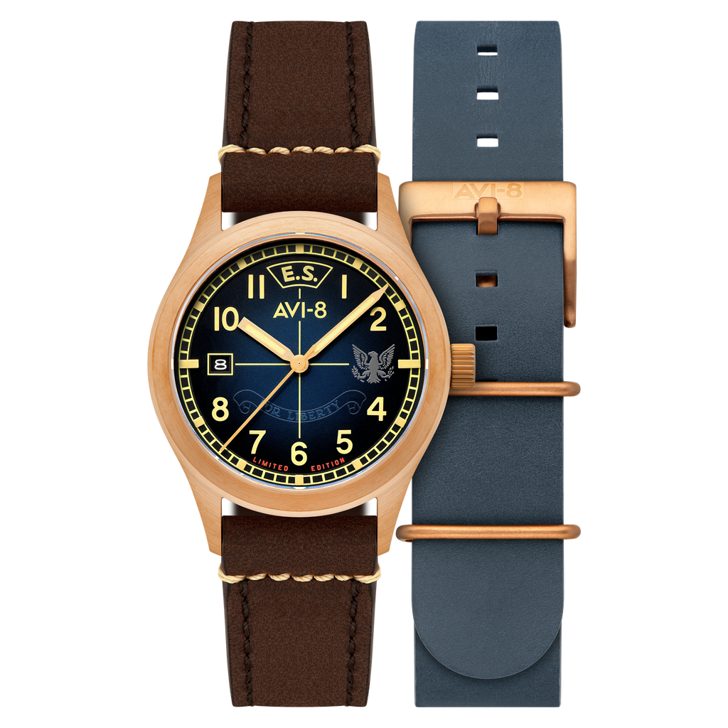 あおページ　ベージュ38 Southend | Flyboy Eagle Squadron Automatic Bronze 85th Limited