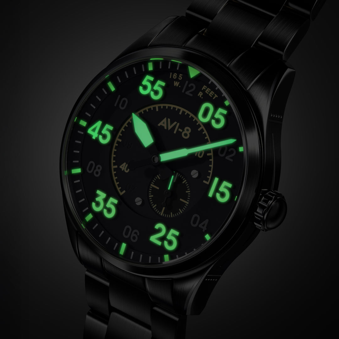 Eclipse Display | Spitfire Type 300 Automatic – AVI-8 Timepieces