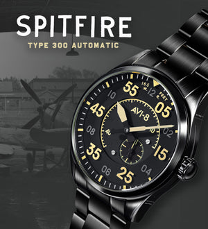 Spitfire Type 300 Automatic AV-4147 – AVI-8 Timepieces