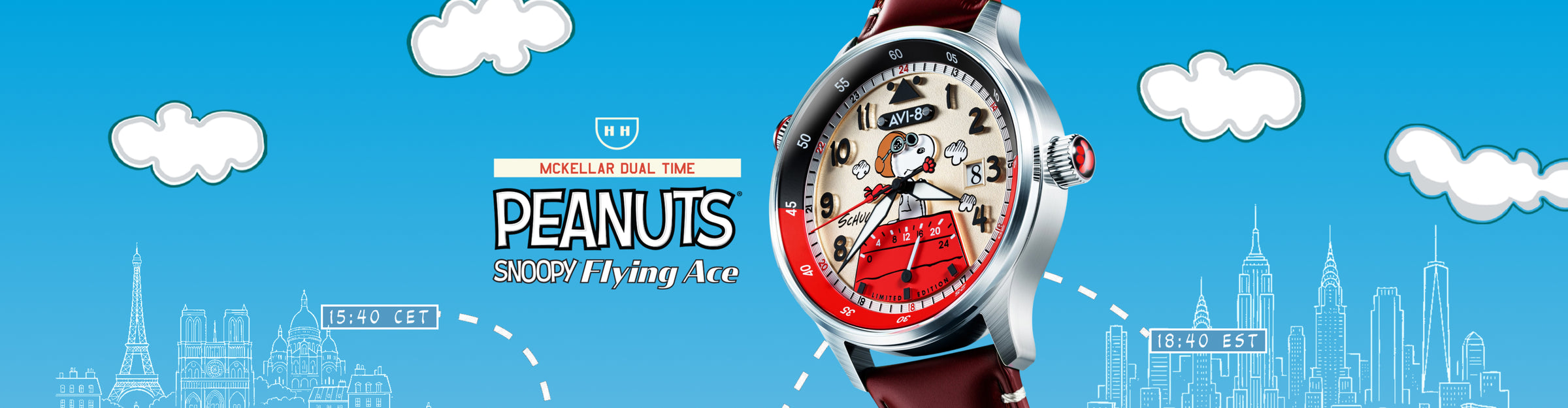 Ruby Ace | Hawker Hurricane Mckellar Dual Time Peanuts Snoopy