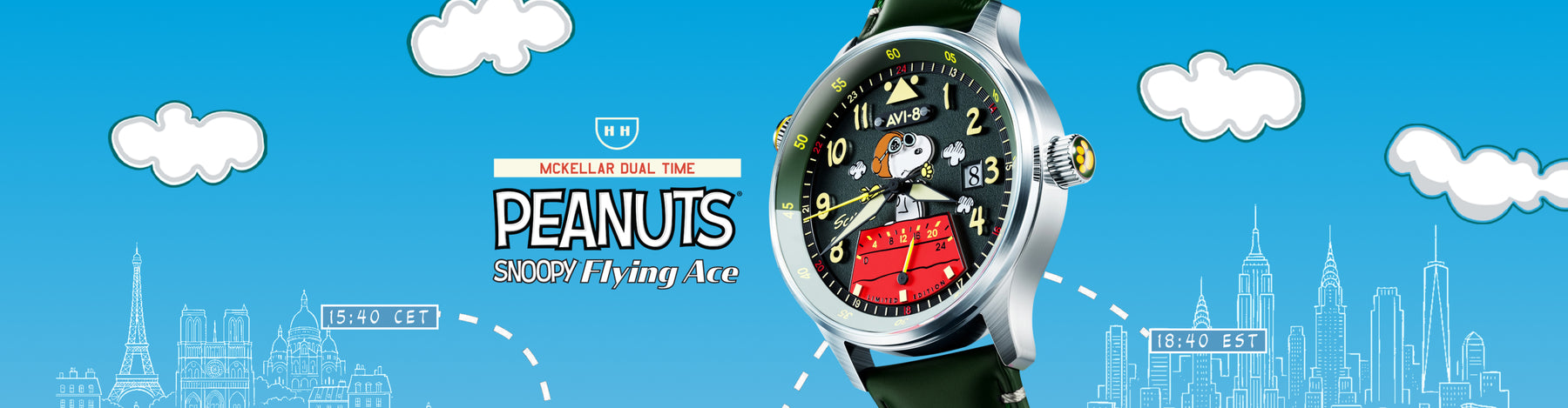 Pine Pilot | Hawker Hurricane Mckellar Dual Time Peanuts Snoopy
