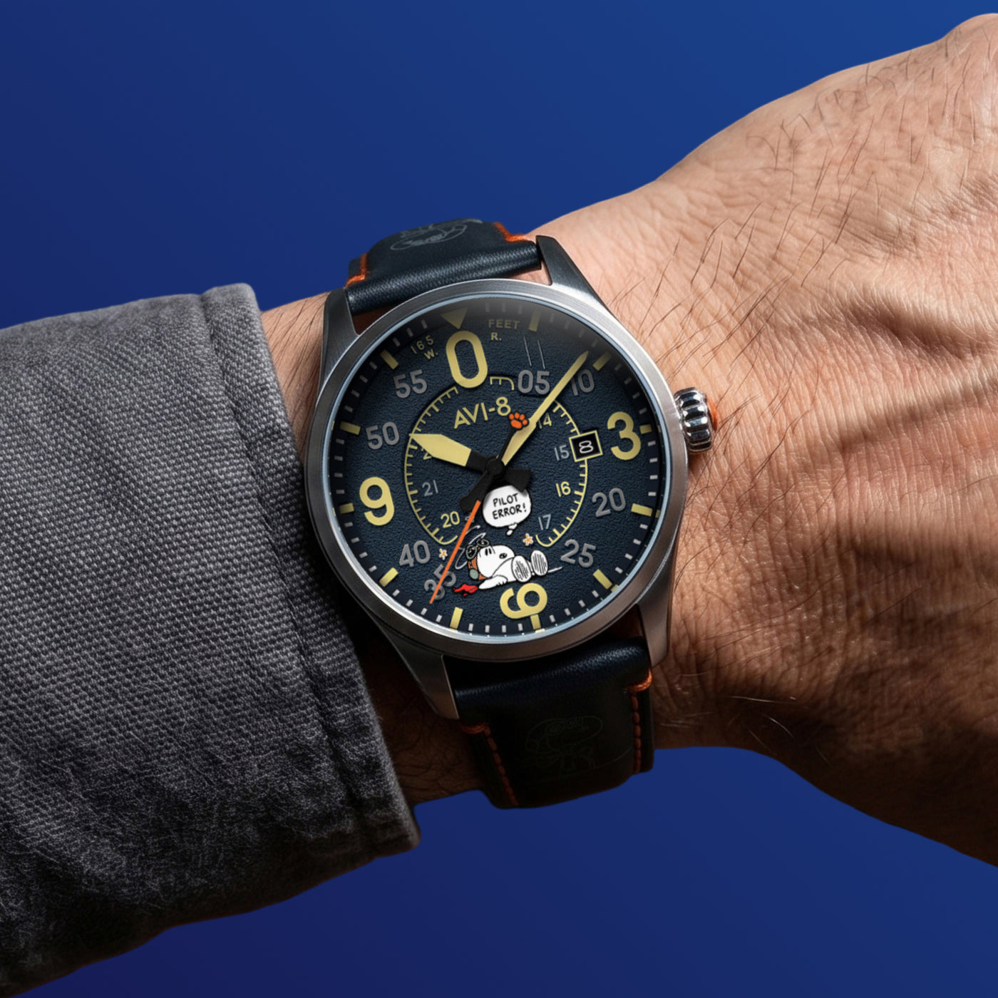 Blue Blunder | Spitfire Smith Automatic Snoopy Peanuts Flying Ace