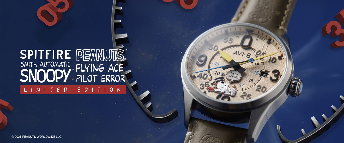 Spitfire Smith Automatic Snoopy Peanuts Flying Ace Pilot Error