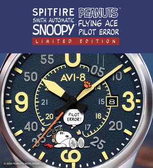 Spitfire Smith Automatic Snoopy Peanuts Flying Ace Pilot Error
