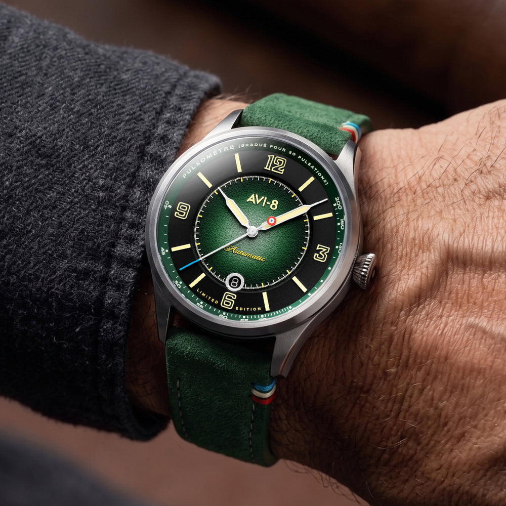 Mossy Hue | Flyboy Lafayette Automatic 110th Anniversary Limited