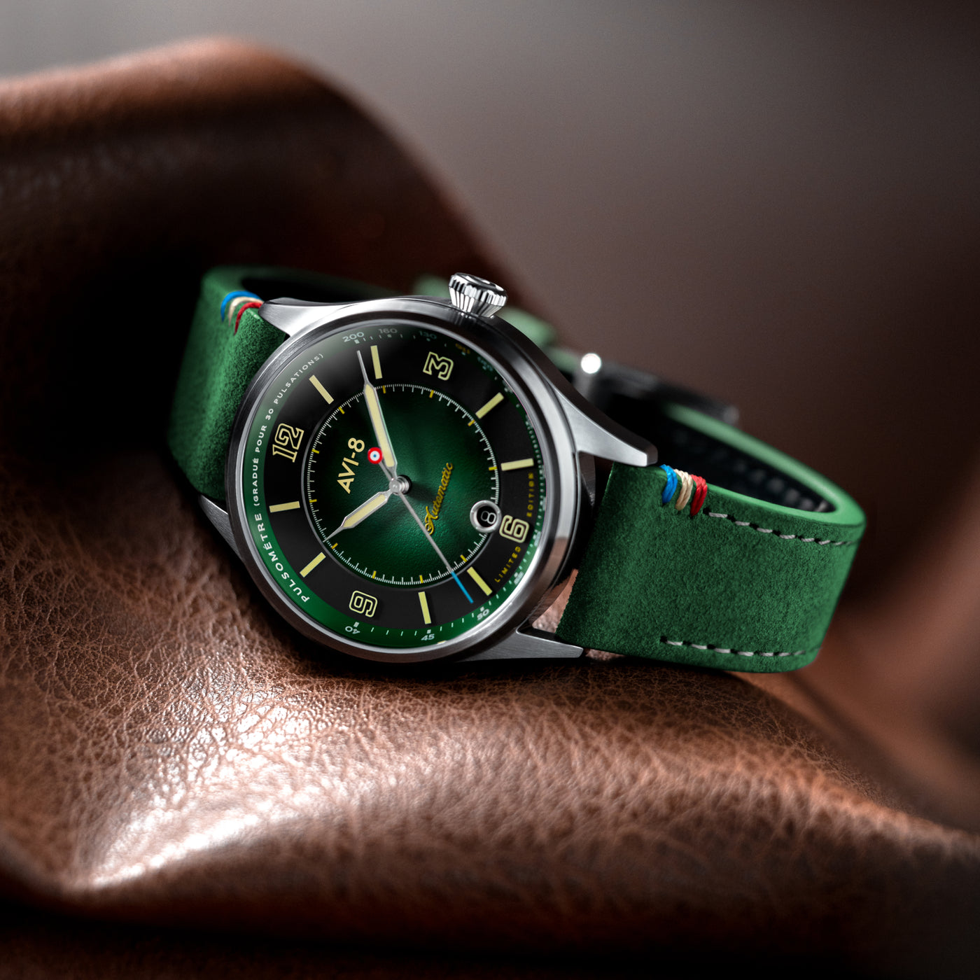 Mossy Hue | Flyboy Lafayette Automatic 110th Anniversary Limited