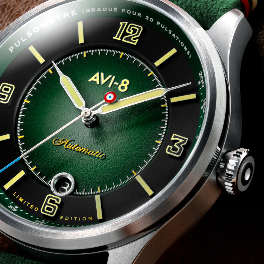 Mossy Hue | Flyboy Lafayette Automatic 110th Anniversary Limited