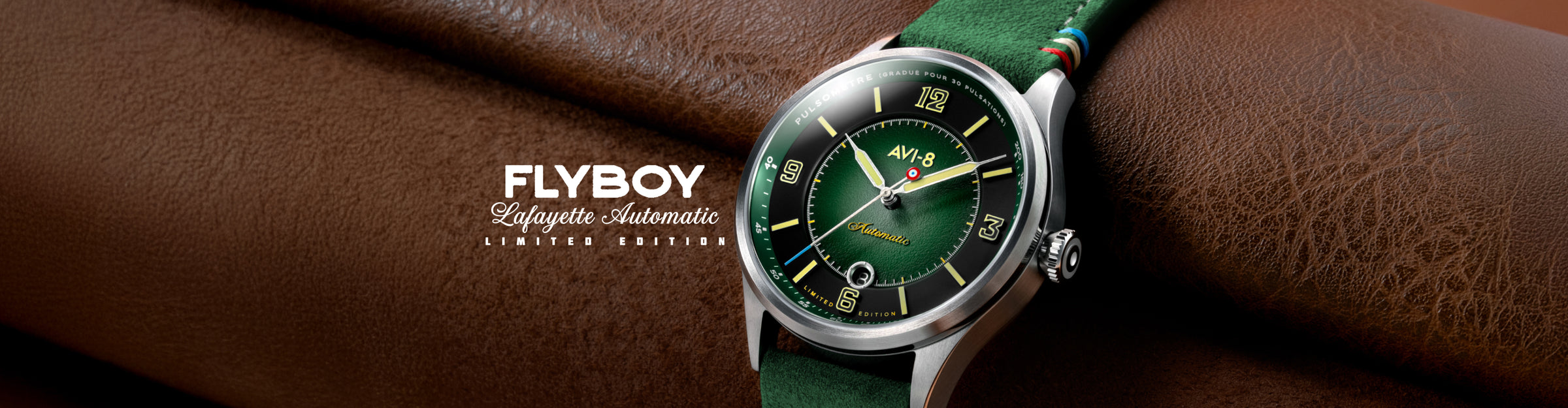 Mossy Hue | Flyboy Lafayette Automatic 110th Anniversary Limited