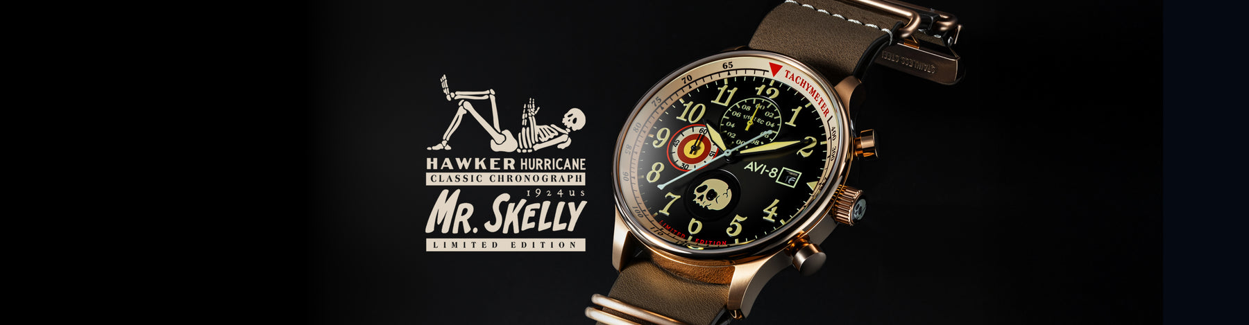 Oak Ash | Hawker Hurricane Classic Chronograph 1924us Mr. Skelly