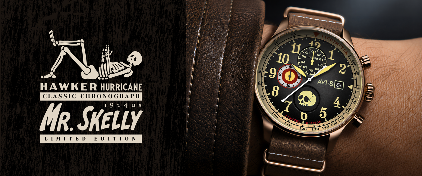 エンジェル Hawker Hurricane Classic Chronograph 1924us Mr. Skelly Limited