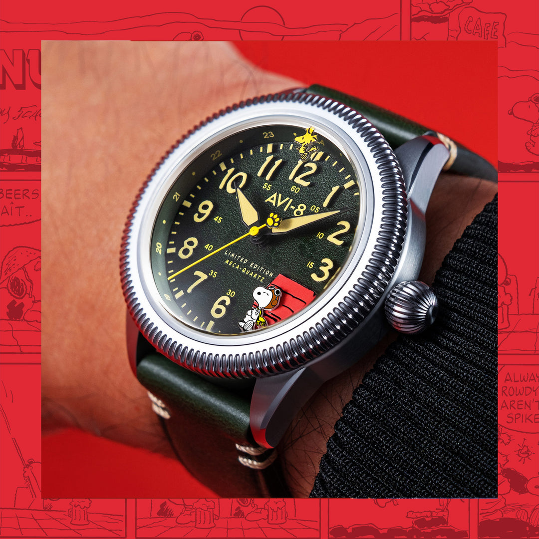 スヌーピー スポーツ ウォッチ Peanuts Snoopy Flying Ace Limited Edition – AVI-8 Timepieces