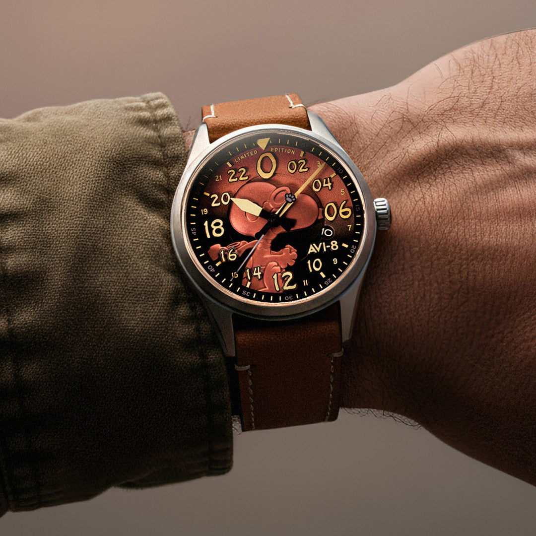 Spitfire Peanuts Snoopy Flying Ace 24 Hour Automatic Limited