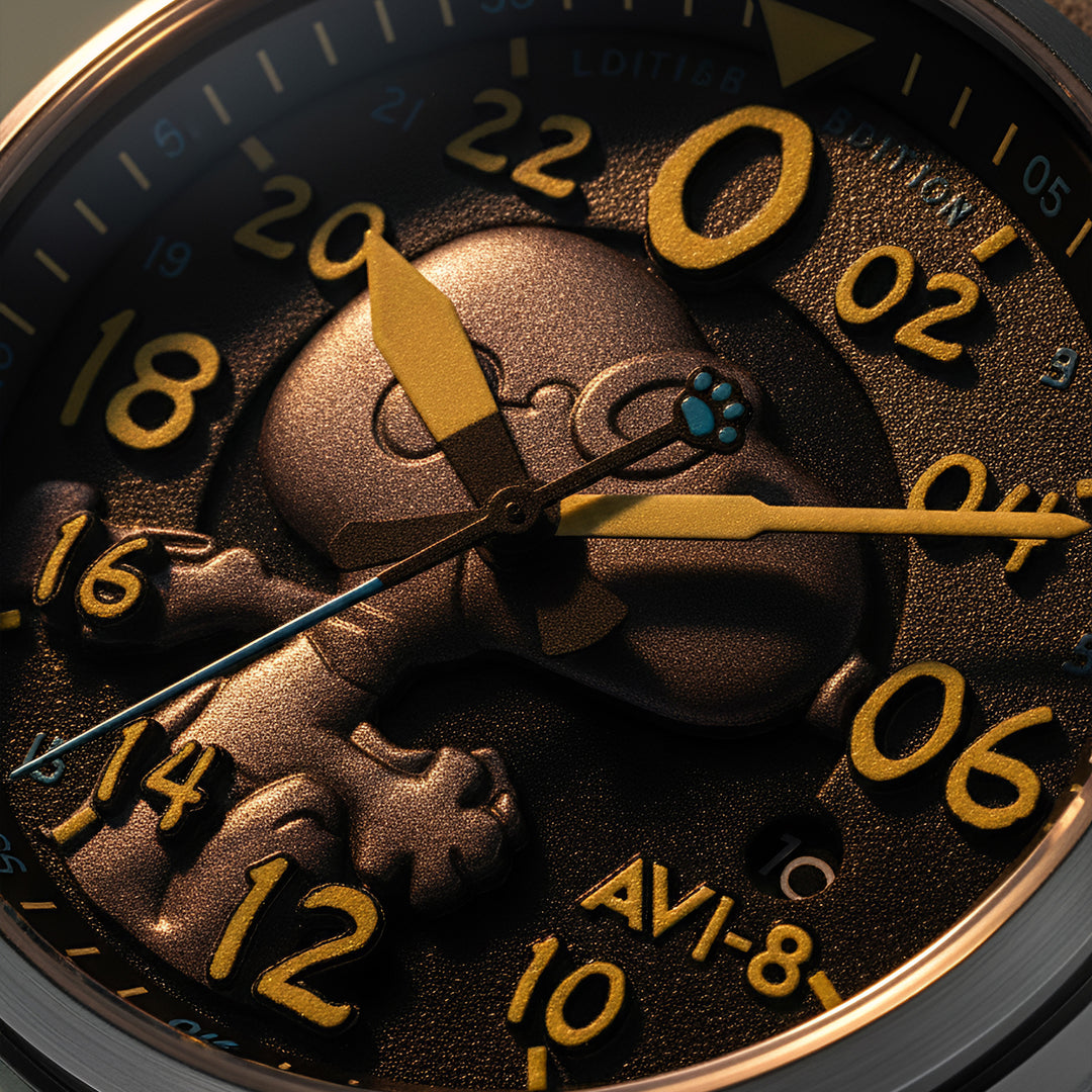 Spitfire Peanuts Snoopy Flying Ace 24 Hour Automatic Limited