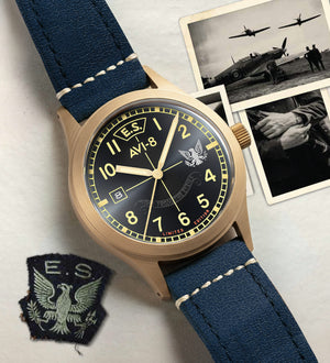 Flyboy Eagle Squadron Automatic Bronze 85th Limited Edition AV