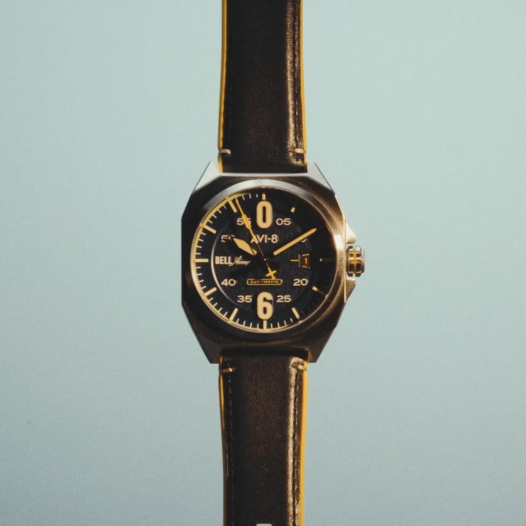 Catalina Blue | Bell X-1 Machbuster Automatic – AVI-8 Timepieces