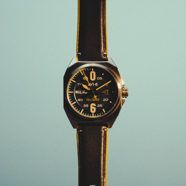 Catalina Blue | Bell X-1 Machbuster Automatic – AVI-8 Timepieces