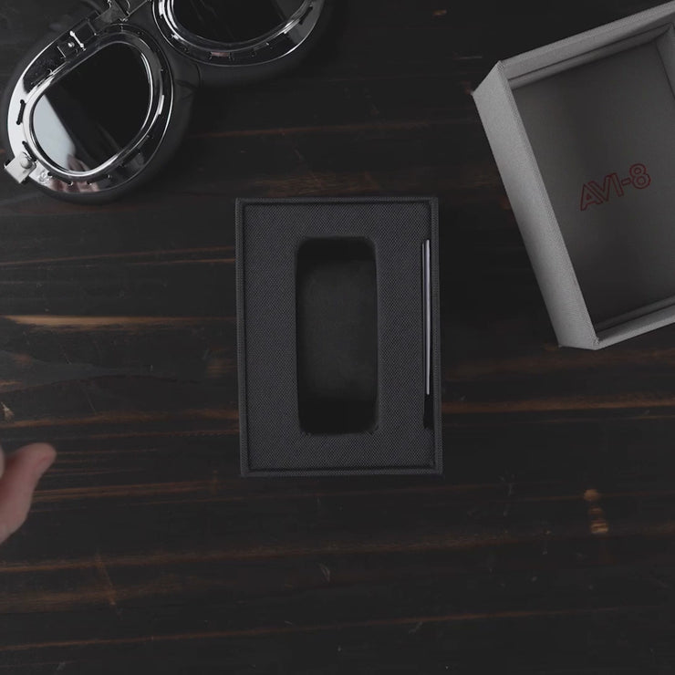 Void Black | Spitfire Lock Chronograph – AVI-8 Timepieces