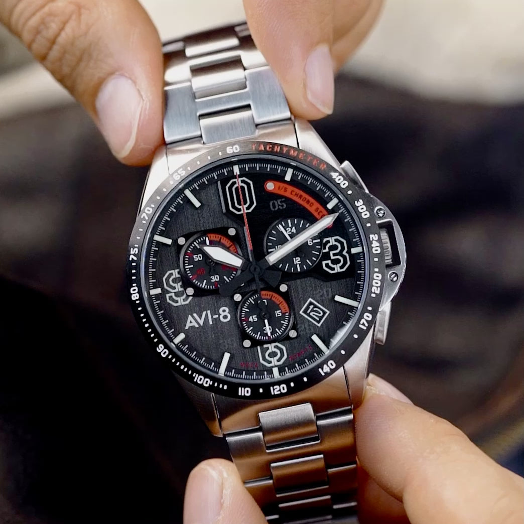 m*o様 SEVEN BY SEVEN × BY91―B TYPE LEATHE Legion | P51 Mustang Blakeslee Chronograph – AVI-8 Timepieces
