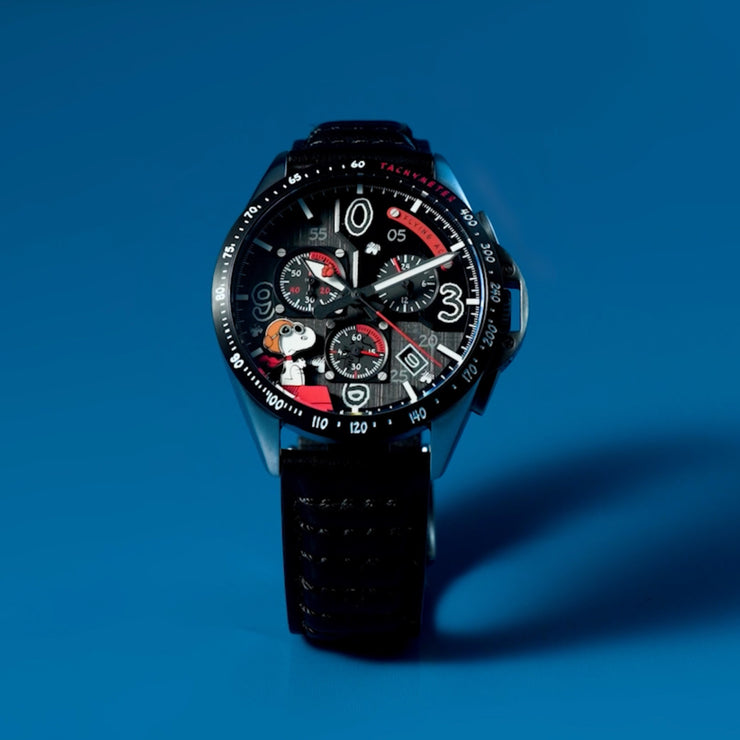 Biplane Black | P-51 Mustang Blakeslee Chronograph Peanuts Snoopy