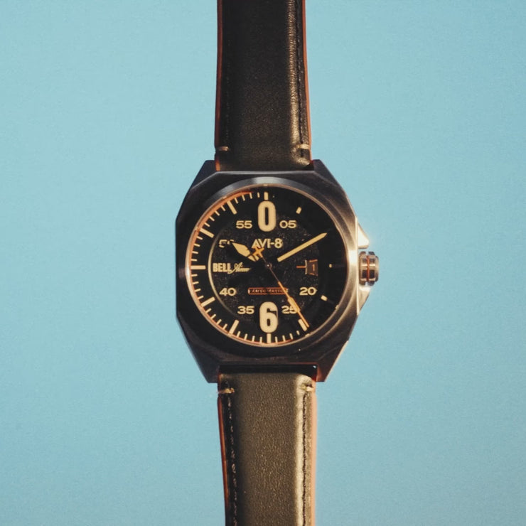 Iron Grey | Bell X-1 Machbuster Automatic – AVI-8 Timepieces