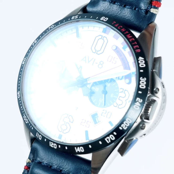 Slipstream Silver | P-51 Mustang Kindelberger Chronograph 85th