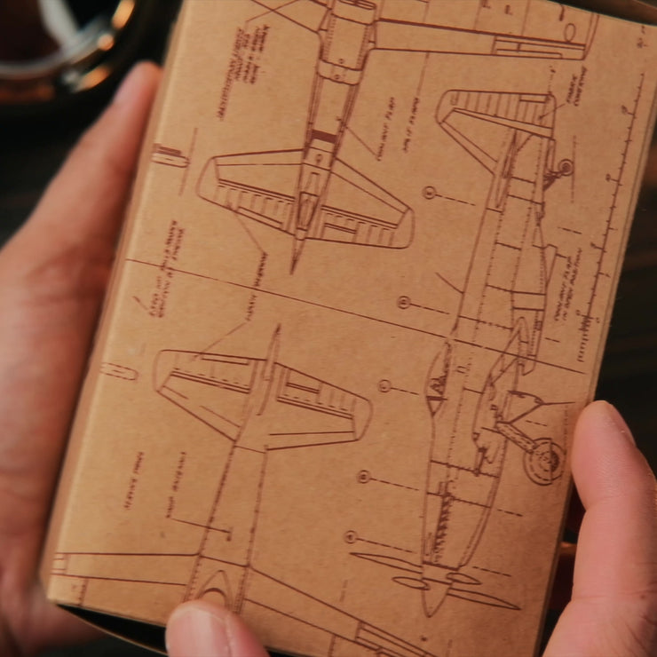 Cool Black | Hawker Typhoon Baldwin Automatic – AVI-8 Timepieces