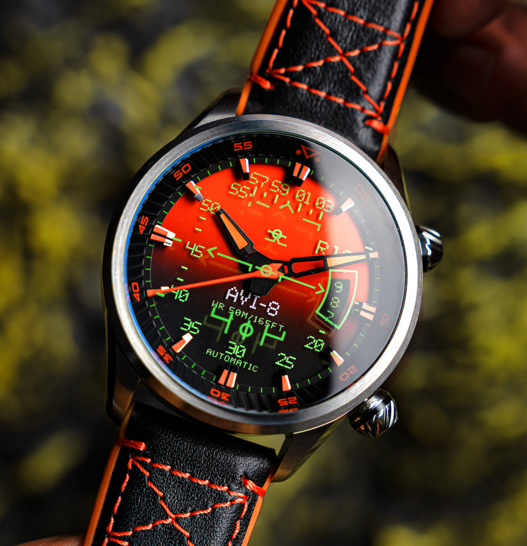 HAWKER HARRIER HUD AUTOMATIC AV-4117 – AVI-8 Timepieces