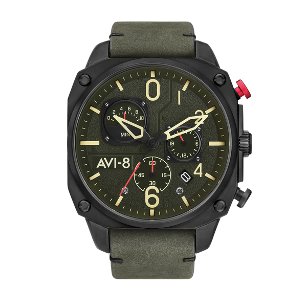 Deep Green Black | Hawker Hunter Retrograde Chronograph – AVI-8
