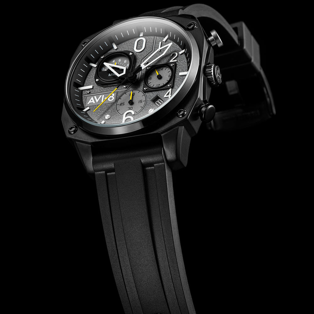 TACTICAL BLACK RETROGRADE CHRONOGRAPH 4