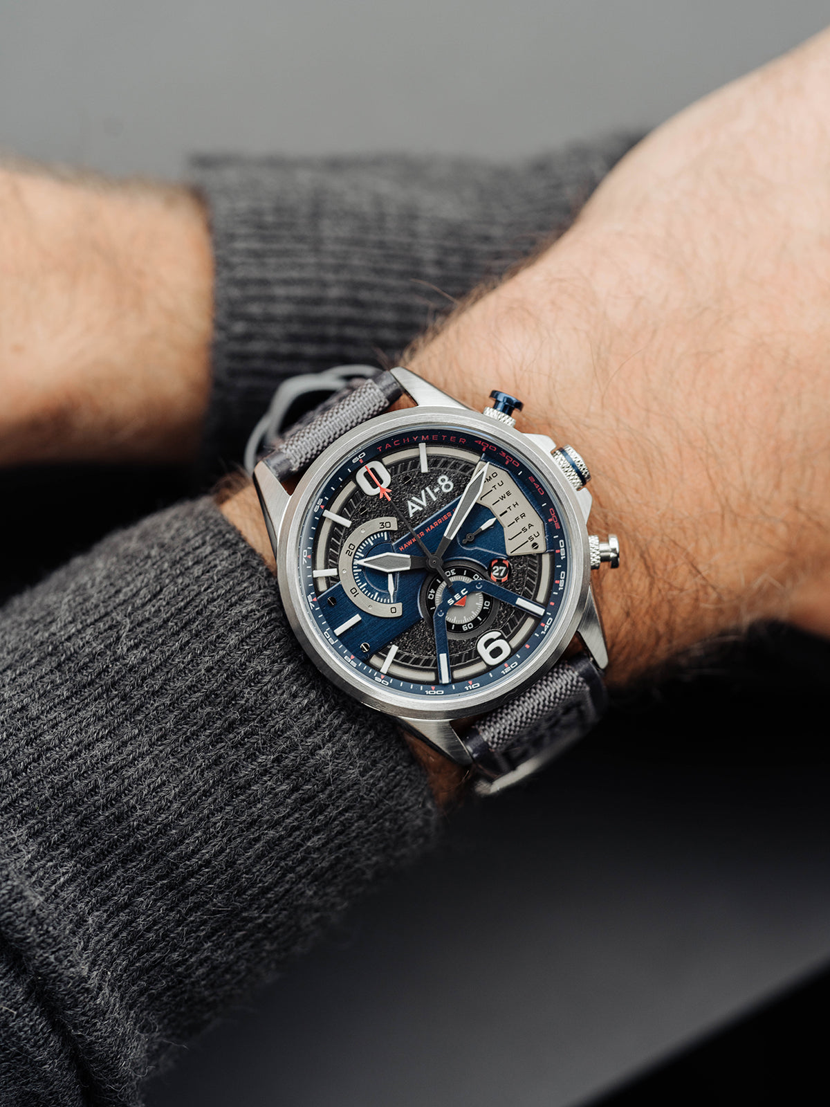 Marine Grey DUAL RETROGRADE CHRONOGRAPH 2