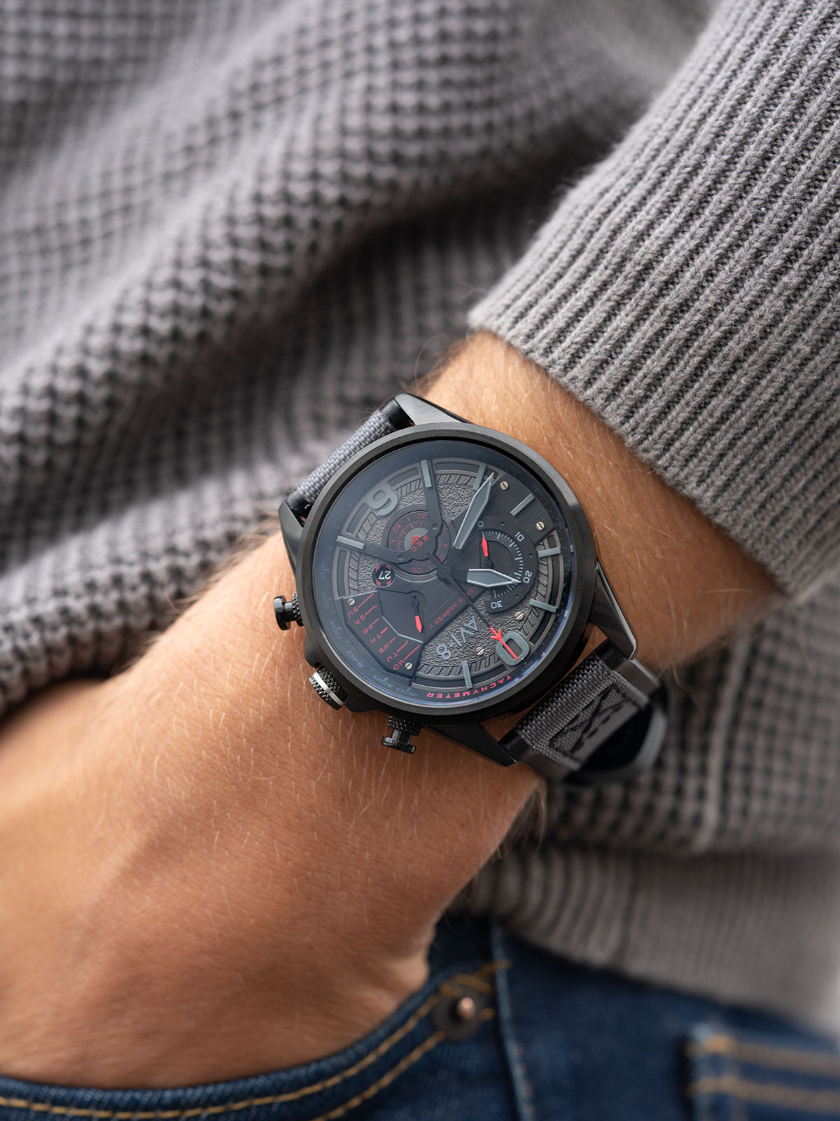 Midnight Stealth DUAL RETROGRADE CHRONOGRAPH 3