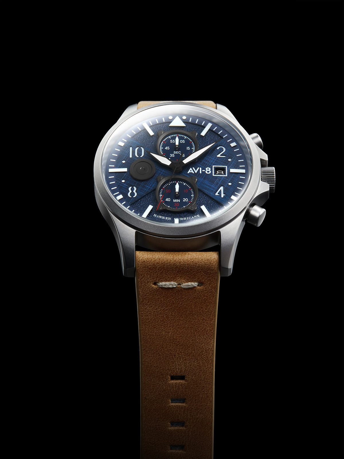 NAVY TAN BULMAN CHRONOGRAPH 4