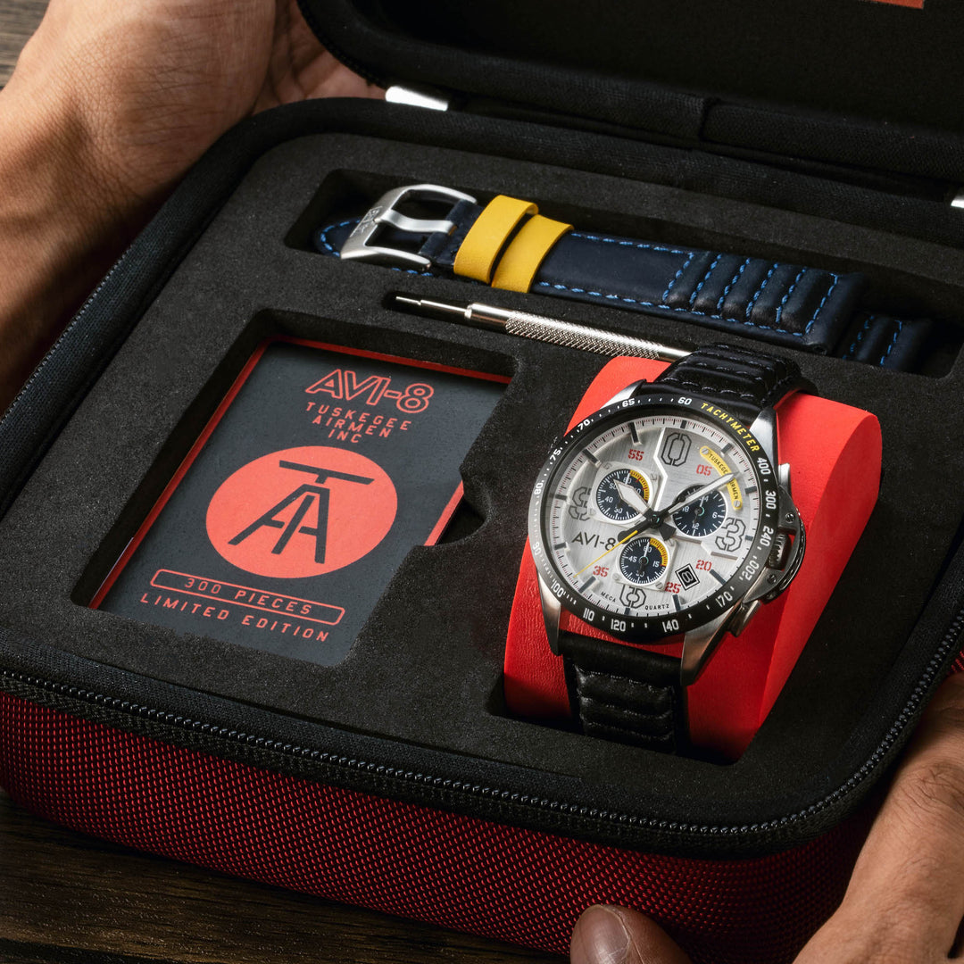 P-51 MUSTANG TUSKEGEE AIRMEN CHRONOGRAPH – AVI-8 Timepieces
